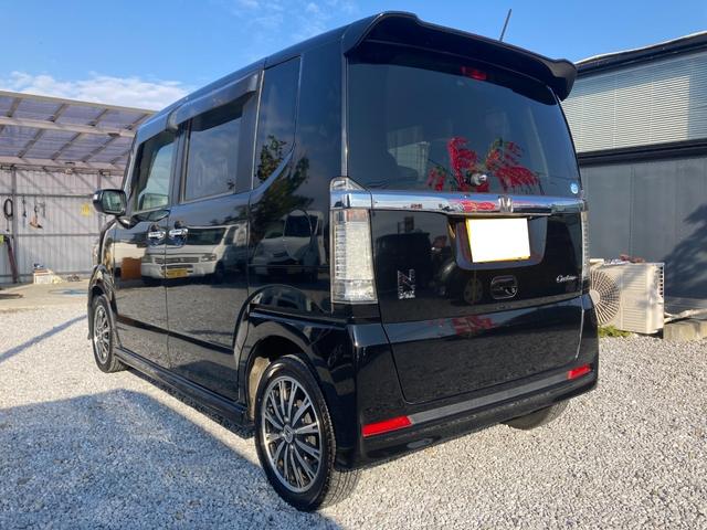 N-BOXカスタム G ターボSSパッケージ バックカメラ・両側電動スライドドア・プッシュスタート・キーレス・ETC装備車両・電動格納ミラー・Aライト・フォグランプ・オートエアコン・AM・FM・クルーズコントロール・CD・DVD・フルセグ・ターボ(21枚目)