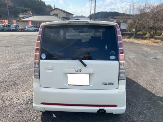 ムーヴ カスタム X ディスチャージヘッドライト セキュリティアラーム プライバシーガラス オートAC キーレス アルミ Wエアバッグ ABS 電動格納ドアミラー(7枚目)