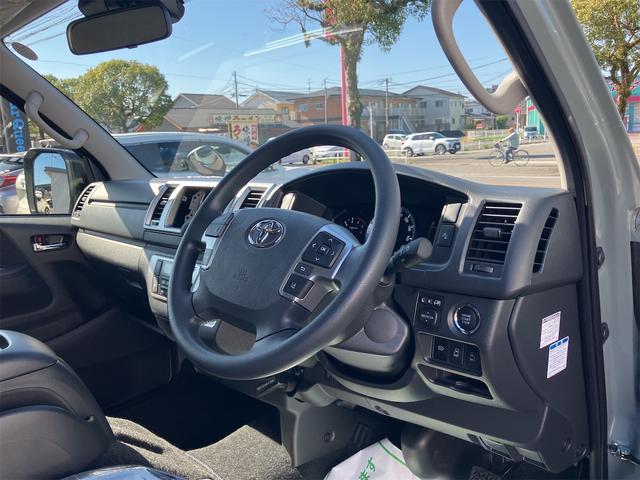 ハイエースバン ロングスーパーＧＬ　アースカラーパッケージ　登録済み未使用車　全周囲カメラ　クリアランスソナー　レーンアシスト　衝突被害軽減システム　両側電動スライドドア　オートマチックハイビーム　オートライト　ＬＥＤヘッドランプ（58枚目）