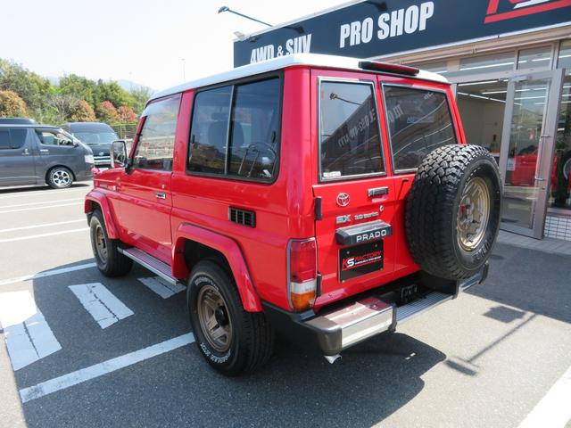 トヨタ ランドクルーザープラド ｓｘ 改ワイド仕様 ３０００ディーゼルターボ サンルーフ ２人乗１ナンバー登録車 ５人乗３ナンバー登録可能 純正ａｗブロンズ塗装 179 8万円 平成6年 1994年 福岡県 中古車 価格 Com