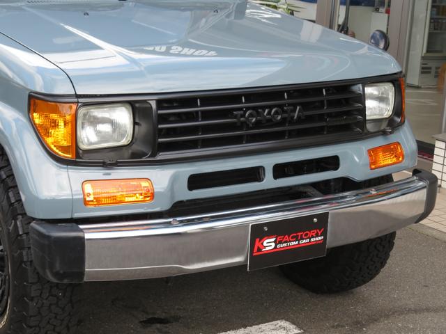 ランドクルーザープラド ＳＸワイド　新品全塗装アンヴィルグレー　ナロー仕様　新品クリスタルレンズ　純正車高　新品クロスカントリーＡＷ　新品ＢＦグッドリッチ製ＡＴタイヤ　新品シートカバー（30枚目）