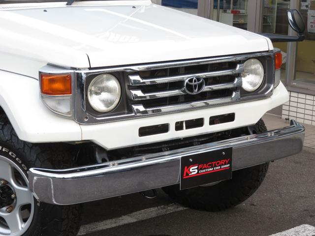 ランドクルーザー７０ ＬＸ　後期フロントコイルモデル　ユーザー買取車　ブラッドレーＶ　新品ＢＦ／ＡＴタイヤ　新品純正フロントバンパー　社外ＳＤナビ　フルセグＴＶ　Ｂｌｕｅｔｏｏｔｈ対応　バックカメラ　ＥＴＣ　エンジンスターター（31枚目）