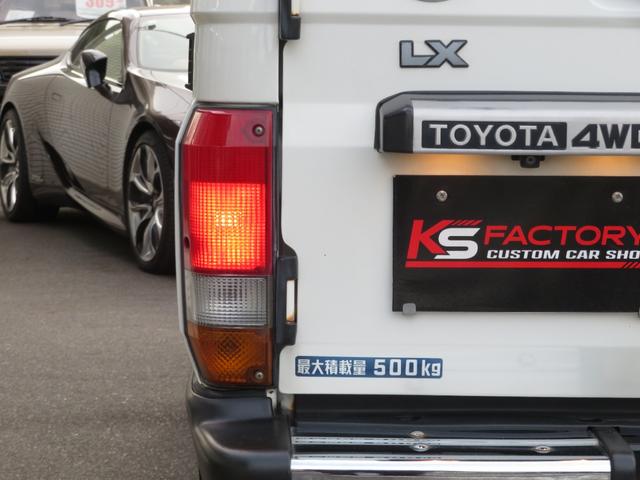 ランドクルーザー７０ ＬＸ　後期フロントコイルモデル　ユーザー買取車　ブラッドレーＶ　新品ＢＦ／ＡＴタイヤ　新品純正フロントバンパー　社外ＳＤナビ　フルセグＴＶ　Ｂｌｕｅｔｏｏｔｈ対応　バックカメラ　ＥＴＣ　エンジンスターター（36枚目）