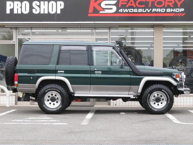 ランドクルーザー７０ ＺＸ　５速ＭＴ　ユーザー下取り車　純正車高　フォグランプ　ガードバンパー　社外ＡＷ５本　ＢＦグッドリッチ製ＭＴタイヤ　社外ＳＤナビ　フルセグＴＶ　Ｂｌｕｅｔｏｏｔｈ対応　バックカメラ　サンルーフ　ＥＴＣ（37枚目）