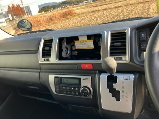 ハイエースバン ロングスーパーＧＬ　アースカラーパッケージ　両側電動スライドドア　スマートキー　レーンアシスト　オートＬＥＤライト　オートマチックハイビーム　ＡＣ１００Ｖ　パノラミックビューモニター　デジタルインナーミラー　寒冷地仕様（46枚目）