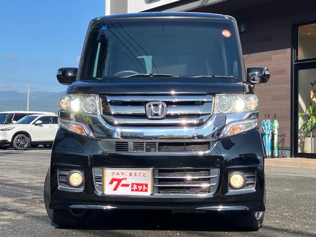 Ｎ－ＢＯＸカスタム Ｇ・Ｌパッケージ　ワンオーナー　禁煙車　左側パワースライドドア　ナビＴＶ　バックカメラ　Ｂｌｕｅｔｏｏｔｈ　ＤＶＤ　スマートキー２個　プッシュスタート　ＥＴＣ　電動格納ミラー　純正アルミホイール　ＨＩＤヘッドライト（2枚目）