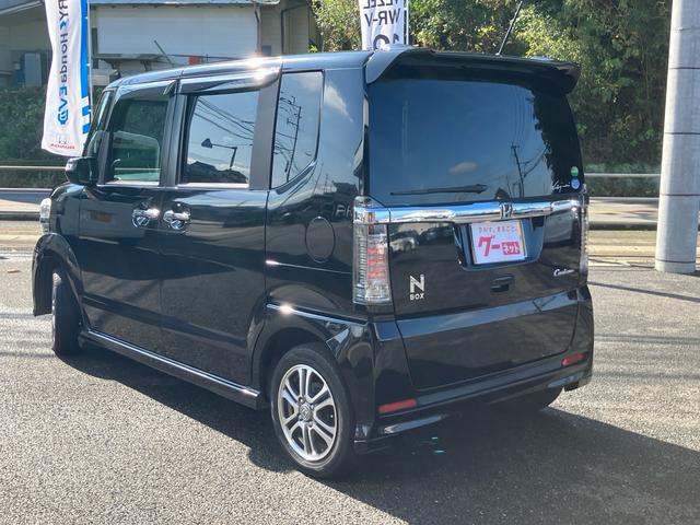 Ｎ－ＢＯＸカスタム Ｇ・Ｌパッケージ　ワンオーナー　禁煙車　左側パワースライドドア　ナビＴＶ　バックカメラ　Ｂｌｕｅｔｏｏｔｈ　ＤＶＤ　スマートキー２個　プッシュスタート　ＥＴＣ　電動格納ミラー　純正アルミホイール　ＨＩＤヘッドライト（11枚目）