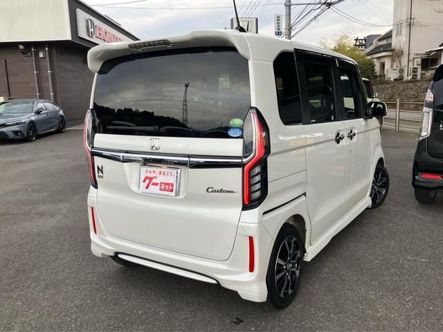 N-BOXカスタム G・Lホンダセンシング 衝突被害軽減ブレーキ レーンアシスト ナビ ワンセグTV Bluetooth DVD バックカメラ ETC 両側電動スライドドア 前後ドラレコ オートHIDライト(16枚目)