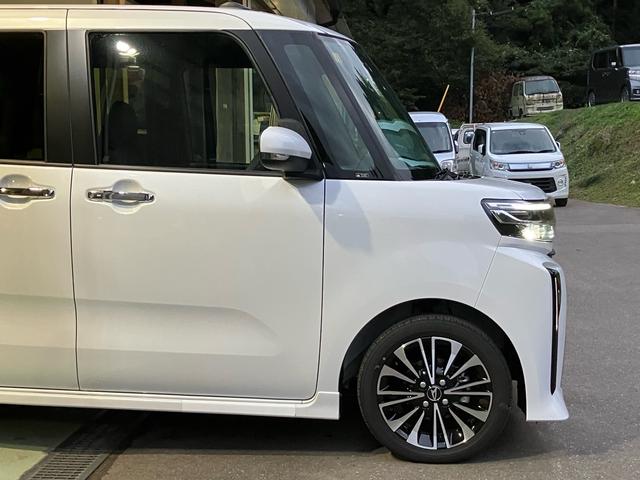 タント カスタムRS スマートキー プッシュスタート 両側電動スライドドア USB入力端子 シートヒーター LEDヘッドランプ オートライト 衝突被害軽減システム クリアランスソナー アイドリングストップ 電動格納ミラー(43枚目)