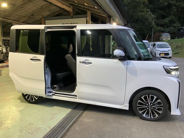 タント カスタムRS スマートキー プッシュスタート 両側電動スライドドア USB入力端子 シートヒーター LEDヘッドランプ オートライト 衝突被害軽減システム クリアランスソナー アイドリングストップ 電動格納ミラー(45枚目)