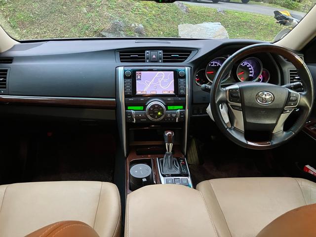 マークX プレミアム TV&ナビ シートヒーター バックカメラ キーレスエントリー プッシュスタート Bluetooth オートクルーズコントロール エアバック パワーウィンドウ オートライト(3枚目)