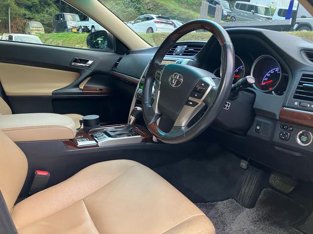 マークX プレミアム TV&ナビ シートヒーター バックカメラ キーレスエントリー プッシュスタート Bluetooth オートクルーズコントロール エアバック パワーウィンドウ オートライト(7枚目)