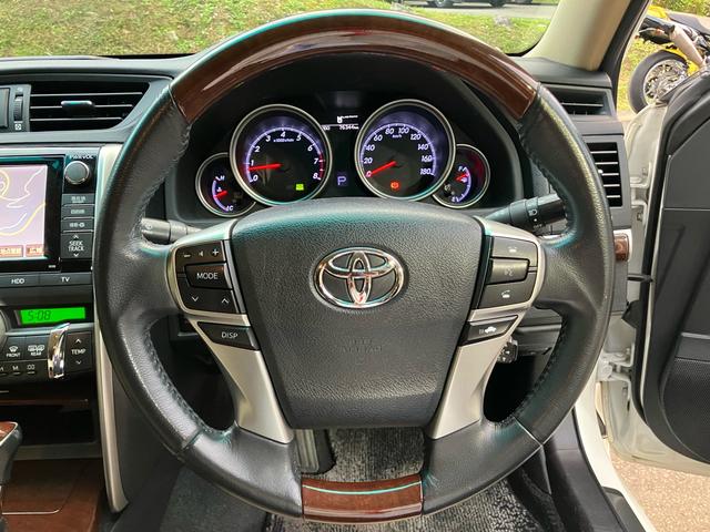 マークX プレミアム TV&ナビ シートヒーター バックカメラ キーレスエントリー プッシュスタート Bluetooth オートクルーズコントロール エアバック パワーウィンドウ オートライト(9枚目)