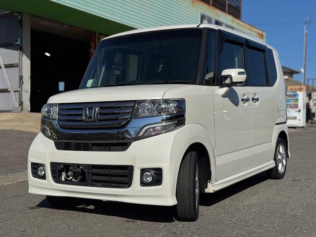 Ｎ－ＢＯＸカスタム Ｇ・Ｌパッケージ　ＳＤナビ　フルセグ　バックカメラ　Ｂｌｕｅｔｏｏｔｈ　両側電動スライドドア　ＤＶＤ　スマートキー　ＨＩＤヘッドライト　ＬＥＤルームランプ（3枚目）