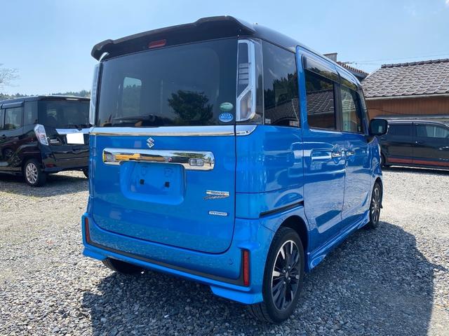 スペーシアカスタム ハイブリッドＸＳターボ　ターボ車　２トーンカラー　８インチナビ（Ｂｌｕｅｔｏｏｔｈ付・フルセグ）　全方位モニター　両側パワースライドドア　ＥＴＣ　前方ドラレコ　オートハイビーム　運転席シートヒーター　純正１５インチアルミ（9枚目）