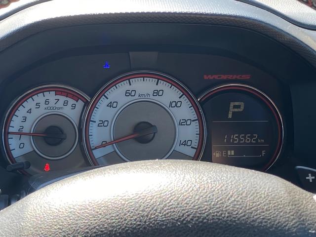 アルトワークス ベースグレード ベースグレード オートマ 前席レカロシート 純正ナビ(ワンセグ) ETC バックカメラ パドルシフト オートライト オートエアコン プッシュスタート(19枚目)