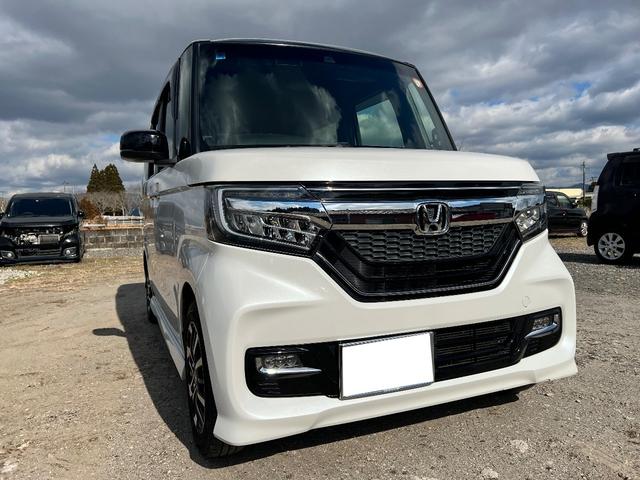 Ｎ－ＢＯＸカスタム Ｇ・Ｌホンダセンシング　２トーン　両側パワースライドドア　社外ナビ（Ｂｌｕｅｔｏｏｔｈ・フルセグ）　ＥＴＣ　バックカメラ　オートハイビーム　オートエアコン　プッシュスタート　クルーズコントロール　純正１４インチアルミホイール（2枚目）