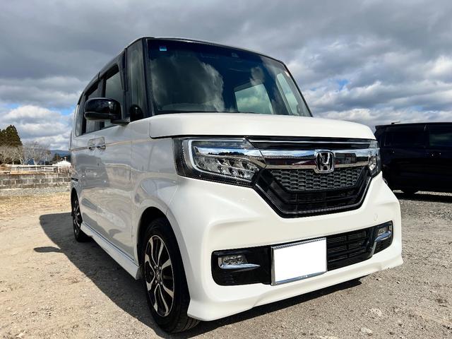 Ｎ－ＢＯＸカスタム Ｇ・Ｌホンダセンシング　２トーン　両側パワースライドドア　社外ナビ（Ｂｌｕｅｔｏｏｔｈ・フルセグ）　ＥＴＣ　バックカメラ　オートハイビーム　オートエアコン　プッシュスタート　クルーズコントロール　純正１４インチアルミホイール（4枚目）