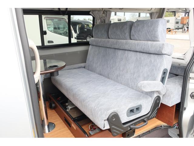 リンエイ　バカンチェス　８名乗車　５ＭＴ　シンク　２段ベッド　サブバッテリー　ＦＦヒーター　１２００Ｗインバーター　テーブル　電圧計　ＤＣ１２Ｖソケット　ＴＶ　リヤクーラーリヤヒーター　走行充電　給排水ポリタンク　ＥＴＣ(49枚目)