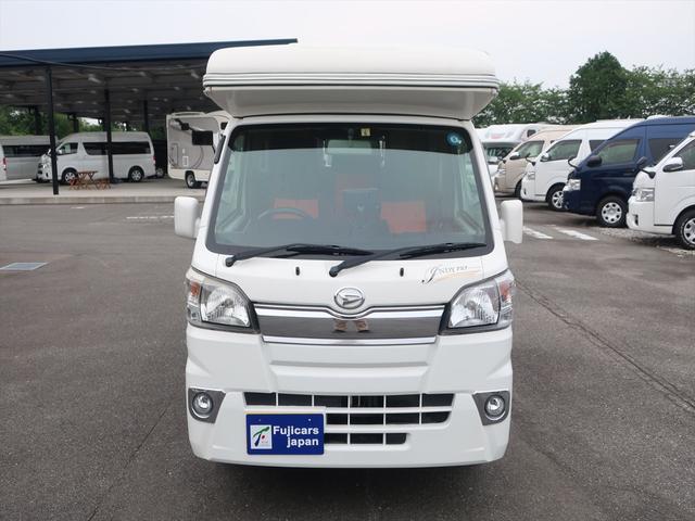 ハイゼットトラック インディアナＲＶ　インディ７２７　タイプＳ　キャンピングカー　ポップアップルーフ　オートマ　外部充電　５００Ｗインバーター　シンク　シングルサブバッテリー　走行充電　アウターシャワー　常時バックミラーモニター　ＥＴＣ　軽キャン（21枚目）