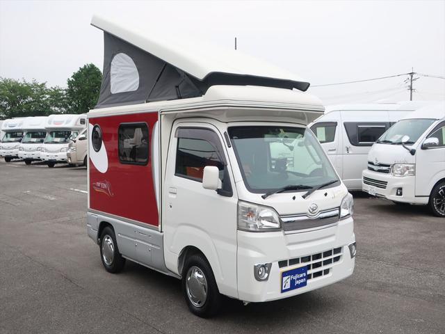 ハイゼットトラック インディアナＲＶ　インディ７２７　タイプＳ　キャンピングカー　ポップアップルーフ　オートマ　外部充電　５００Ｗインバーター　シンク　シングルサブバッテリー　走行充電　アウターシャワー　常時バックミラーモニター　ＥＴＣ　軽キャン（30枚目）
