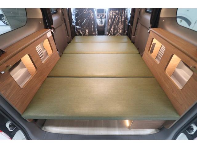 NV200バネットワゴン FOCS Luz フォックス ルソ Bスタイル 新車 特別塗装色/レザーシート加工/高断熱処理/サブバッテリー/走行充電/外部充電/バッテリーモニター/脱着式テーブル/フリップダウンモニター/ナビ電源SW/ポータブル電源用コンセント/キャンピングカー(41枚目)