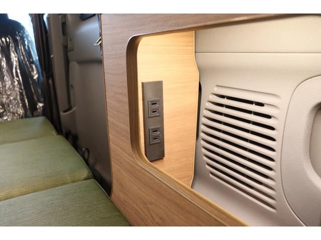 NV200バネットワゴン FOCS Luz フォックス ルソ Bスタイル 新車 特別塗装色/レザーシート加工/高断熱処理/サブバッテリー/走行充電/外部充電/バッテリーモニター/脱着式テーブル/フリップダウンモニター/ナビ電源SW/ポータブル電源用コンセント/キャンピングカー(43枚目)