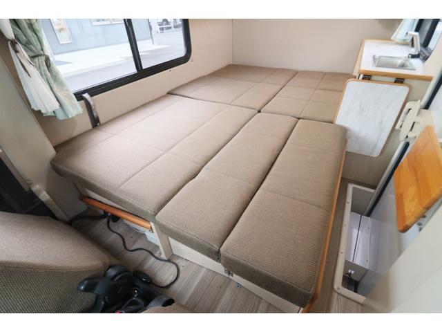 ハイゼットトラック バンショップミカミ　テントムシ　ポップアップルーフ／８ナンバー／ソーラーパネル／シンク／サブバッテリー／走行充電／外部充電／１５００Ｗインバーター／サイクルキャリア／メモリーナビ／バックカメラ／軽キャン／キャンピングカー（4枚目）