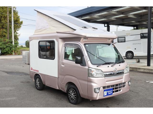 ハイゼットトラック バンショップミカミ　テントムシ　ポップアップルーフ／８ナンバー／ソーラーパネル／シンク／サブバッテリー／走行充電／外部充電／１５００Ｗインバーター／サイクルキャリア／メモリーナビ／バックカメラ／軽キャン／キャンピングカー（15枚目）