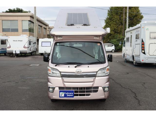 ハイゼットトラック バンショップミカミ　テントムシ　ポップアップルーフ／８ナンバー／ソーラーパネル／シンク／サブバッテリー／走行充電／外部充電／１５００Ｗインバーター／サイクルキャリア／メモリーナビ／バックカメラ／軽キャン／キャンピングカー（21枚目）