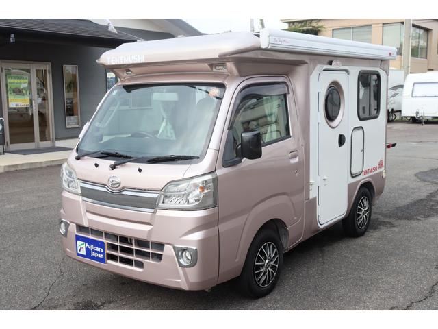 ハイゼットトラック バンショップミカミ　テントムシ　ポップアップルーフ／８ナンバー／ソーラーパネル／シンク／サブバッテリー／走行充電／外部充電／１５００Ｗインバーター／サイクルキャリア／メモリーナビ／バックカメラ／軽キャン／キャンピングカー（35枚目）