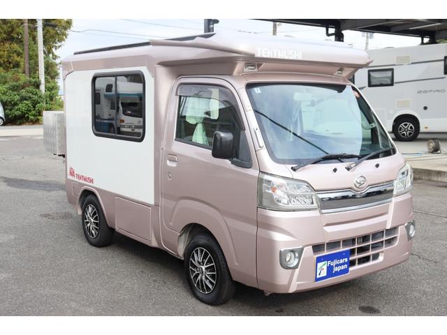 ハイゼットトラック バンショップミカミ　テントムシ　ポップアップルーフ／８ナンバー／ソーラーパネル／シンク／サブバッテリー／走行充電／外部充電／１５００Ｗインバーター／サイクルキャリア／メモリーナビ／バックカメラ／軽キャン／キャンピングカー（36枚目）