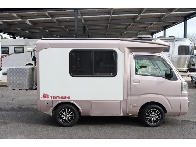 ハイゼットトラック バンショップミカミ　テントムシ　ポップアップルーフ／８ナンバー／ソーラーパネル／シンク／サブバッテリー／走行充電／外部充電／１５００Ｗインバーター／サイクルキャリア／メモリーナビ／バックカメラ／軽キャン／キャンピングカー（37枚目）