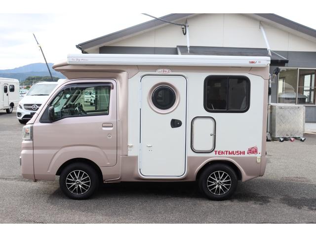 ハイゼットトラック バンショップミカミ　テントムシ　ポップアップルーフ／８ナンバー／ソーラーパネル／シンク／サブバッテリー／走行充電／外部充電／１５００Ｗインバーター／サイクルキャリア／メモリーナビ／バックカメラ／軽キャン／キャンピングカー（38枚目）