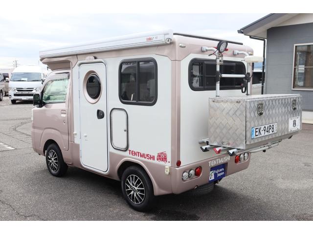 ハイゼットトラック バンショップミカミ　テントムシ　ポップアップルーフ／８ナンバー／ソーラーパネル／シンク／サブバッテリー／走行充電／外部充電／１５００Ｗインバーター／サイクルキャリア／メモリーナビ／バックカメラ／軽キャン／キャンピングカー（39枚目）