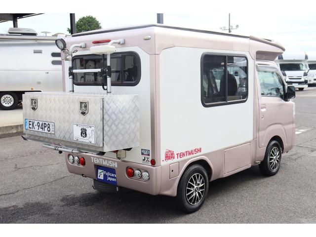 ハイゼットトラック バンショップミカミ　テントムシ　ポップアップルーフ／８ナンバー／ソーラーパネル／シンク／サブバッテリー／走行充電／外部充電／１５００Ｗインバーター／サイクルキャリア／メモリーナビ／バックカメラ／軽キャン／キャンピングカー（40枚目）