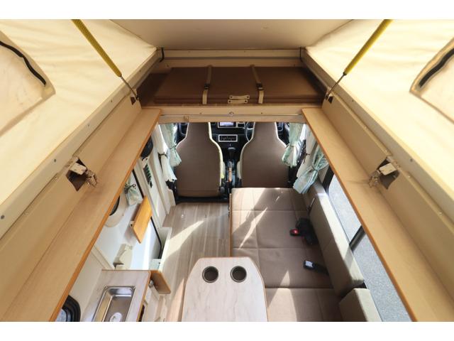 ハイゼットトラック バンショップミカミ　テントムシ　ポップアップルーフ／８ナンバー／ソーラーパネル／シンク／サブバッテリー／走行充電／外部充電／１５００Ｗインバーター／サイクルキャリア／メモリーナビ／バックカメラ／軽キャン／キャンピングカー（57枚目）