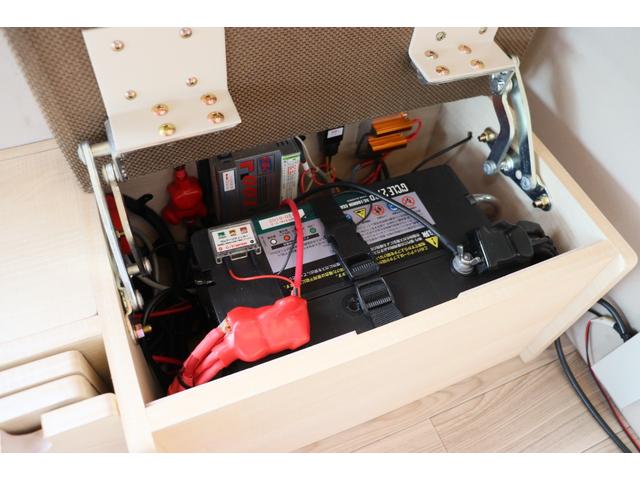 ハイゼットトラック バンショップミカミ　テントムシ　ポップアップルーフ／８ナンバー／ソーラーパネル／シンク／サブバッテリー／走行充電／外部充電／１５００Ｗインバーター／サイクルキャリア／メモリーナビ／バックカメラ／軽キャン／キャンピングカー（60枚目）