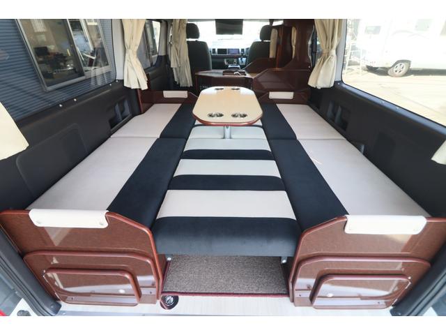 ハイエースワゴン FOCS フォックス DSプレミアム 10人乗り/350Wインバーター/サブバッテリー/走行充電/外部充電/DC冷蔵庫/フリップダウンモニター/ナビ切替スイッチ/メモリーナビ/バックカメラ/前後ドラレコ/キャンピングカー(41枚目)