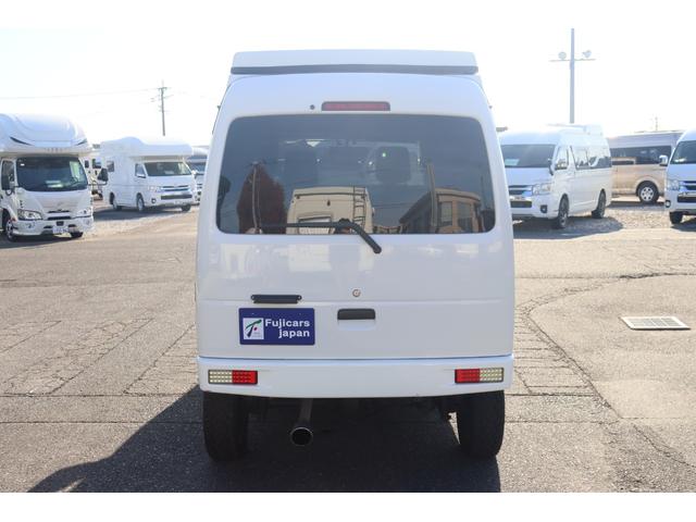 エブリイ ジョインターボ フィールドライフ コング 登録遅れ キャンピングカー 車中泊 ポップアップルーフ サブバッテリー シンク 走行充電 外部電源 リフトアップ 社外15インチアルミホイール ナビ ETC(31枚目)