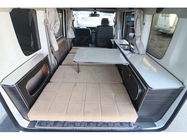 エブリイ ジョインターボ フィールドライフ コング 登録遅れ キャンピングカー 車中泊 ポップアップルーフ サブバッテリー シンク 走行充電 外部電源 リフトアップ 社外15インチアルミホイール ナビ ETC(38枚目)