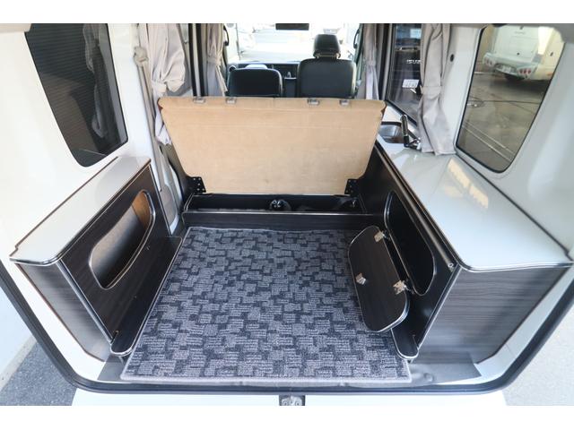 エブリイ ジョインターボ フィールドライフ コング 登録遅れ キャンピングカー 車中泊 ポップアップルーフ サブバッテリー シンク 走行充電 外部電源 リフトアップ 社外15インチアルミホイール ナビ ETC(44枚目)