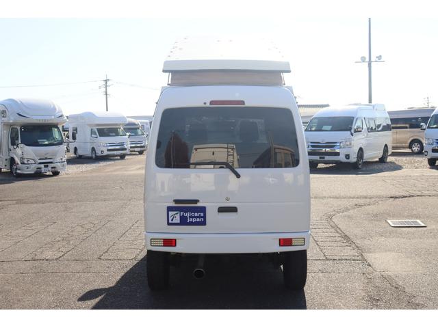 エブリイ ジョインターボ フィールドライフ コング 登録遅れ キャンピングカー 車中泊 ポップアップルーフ サブバッテリー シンク 走行充電 外部電源 リフトアップ 社外15インチアルミホイール ナビ ETC(46枚目)