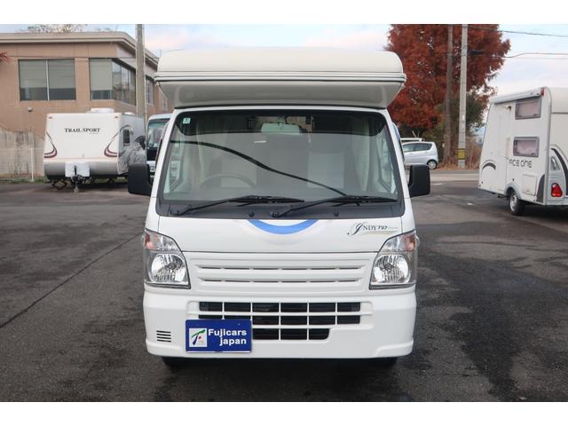 キャリイトラック インディアナＲＶ　インディ７２７　タイプＳ　ＦＦヒーター　インバーター１５００Ｗ　ポップアップルーフ　ワンオーナー車　テレビ　サブバッテリー　シンク　外部電源　走行充電　ナビ切替スイッチ　社外ナビ　Ｂｌｕｅｔｏｏｔｈ　フルセグ　キャンピングカー（15枚目）