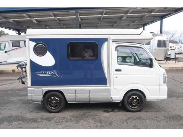 キャリイトラック インディアナＲＶ　インディ７２７　タイプＳ　ＦＦヒーター　インバーター１５００Ｗ　ポップアップルーフ　ワンオーナー車　テレビ　サブバッテリー　シンク　外部電源　走行充電　ナビ切替スイッチ　社外ナビ　Ｂｌｕｅｔｏｏｔｈ　フルセグ　キャンピングカー（38枚目）