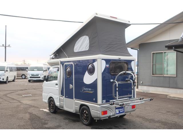 キャリイトラック インディアナＲＶ　インディ７２７　タイプＳ　ＦＦヒーター　インバーター１５００Ｗ　ポップアップルーフ　ワンオーナー車　テレビ　サブバッテリー　シンク　外部電源　走行充電　ナビ切替スイッチ　社外ナビ　Ｂｌｕｅｔｏｏｔｈ　フルセグ　キャンピングカー（40枚目）