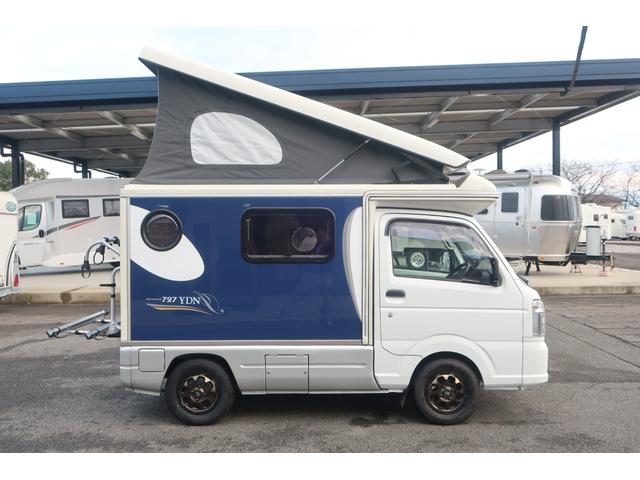 キャリイトラック インディアナＲＶ　インディ７２７　タイプＳ　ＦＦヒーター　インバーター１５００Ｗ　ポップアップルーフ　ワンオーナー車　テレビ　サブバッテリー　シンク　外部電源　走行充電　ナビ切替スイッチ　社外ナビ　Ｂｌｕｅｔｏｏｔｈ　フルセグ　キャンピングカー（50枚目）