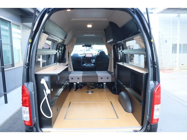 ハイエースバン トイファクトリー トイズボックス470 ナローハイルーフ/先進安全装備/サブバッテリー/走行充電/外部充電/リアヒーター/リアクーラー/LEDヘッドライト/11型ナビ/ETC/デジタルインナーミラー/前後ドライブレコーダー/キャンピングカー(8枚目)