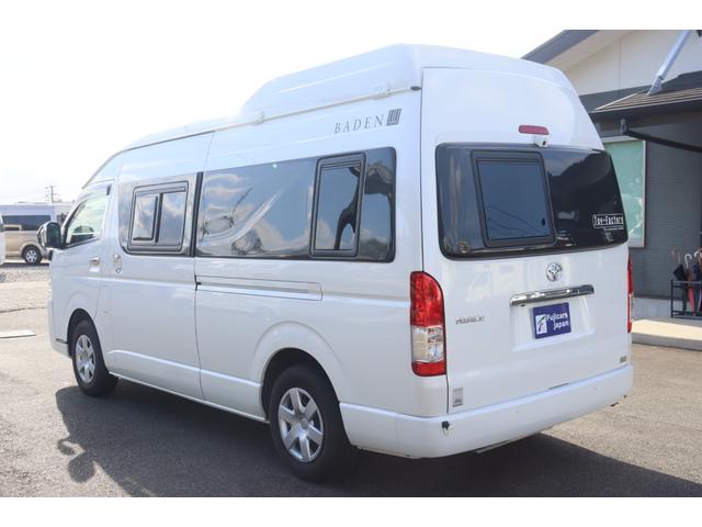 ハイエースバン トイファクトリー バーデングランデ カーサ 家庭用エアコン FFヒーター エアロソーラー オルタネータチャージャー800W 内部電源 インバーター1500W 強化リーフ マックスファン 電子レンジ PVM アルパイン製11インチナビ ETC(18枚目)