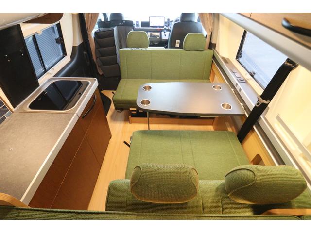 ハイエースバン トイファクトリー バーデングランデ カーサ 家庭用エアコン FFヒーター エアロソーラー オルタネータチャージャー800W 内部電源 インバーター1500W 強化リーフ マックスファン 電子レンジ PVM アルパイン製11インチナビ ETC(24枚目)